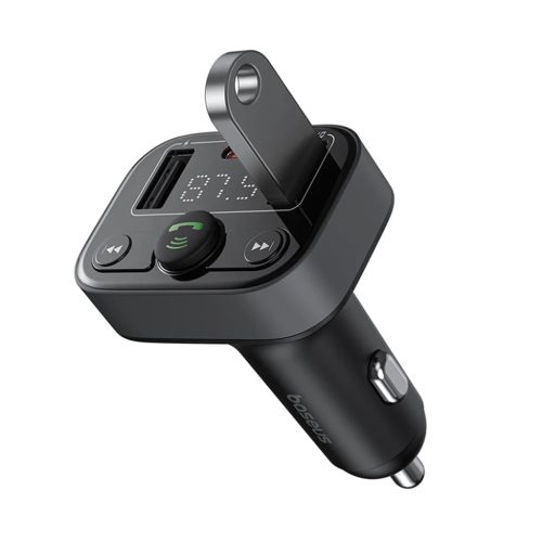 Baseus FM Transmitter S-09 Lite autós töltő - Bluetooth 5.0, USB, U-6932172643447 2 kép
