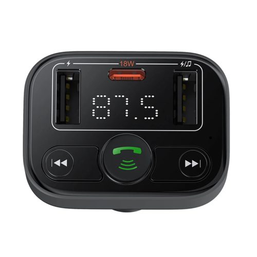Baseus FM Transmitter S-09 Lite autós töltő - Bluetooth 5.0, USB, U-6932172643447 3 kép