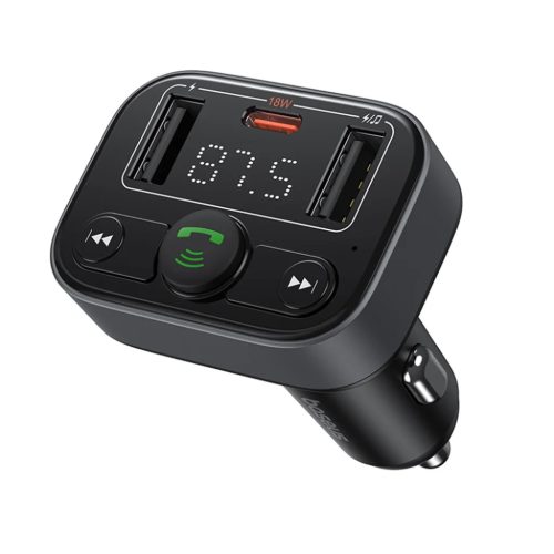 Baseus FM Transmitter S-09 Lite autós töltő - Bluetooth 5.0, USB, U-6932172643447 5 kép