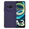  Techsuit - Karbonit Szálhéj - Xiaomi Redmi A3 - Lila tok