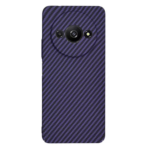  Techsuit - Karbonit Szálhéj - Xiaomi Redmi A3 - Lila tok-5949419205413 3 kép