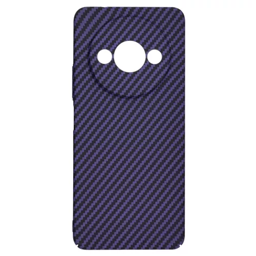  Techsuit - Karbonit Szálhéj - Xiaomi Redmi A3 - Lila tok-5949419205413 4 kép