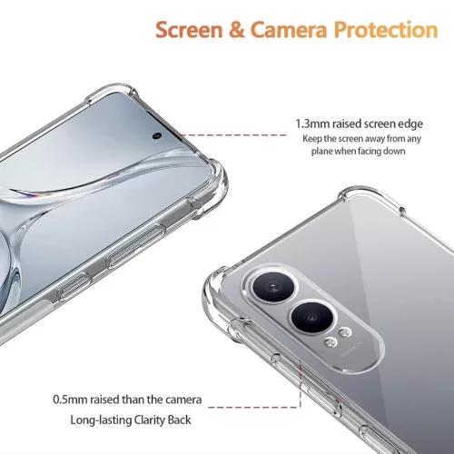 OnePlus Nord CE4 Lite Átlátszó Techsuit Shockproof Szilikon tok-5949419203242 6 kép