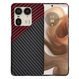  Techsuit - Karbonit szálhéj - Motorola Edge 50 Ultra - Vörös örv-5949419207417 1 kép
