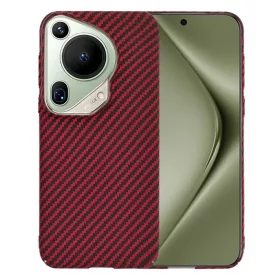    Techsuit - Carbonit Szálhéj - Huawei Pura 70 Ultra - Piros tok