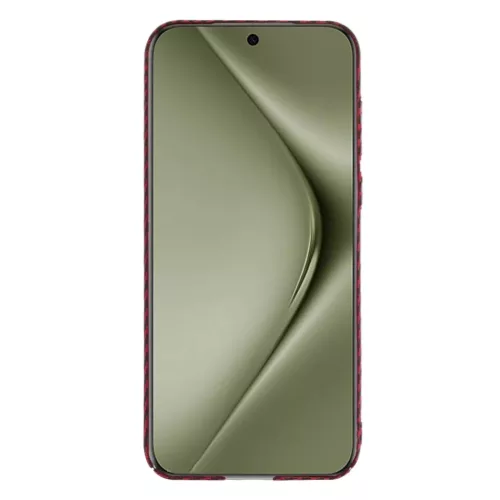  Techsuit - Carbonit Szálhéj - Huawei Pura 70 Ultra - Piros tok-5949419207240 2 kép