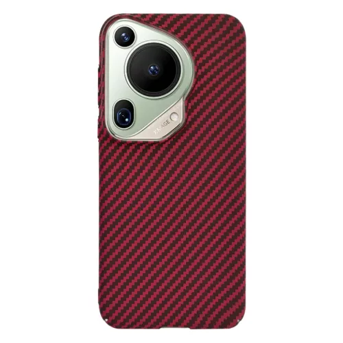  Techsuit - Carbonit Szálhéj - Huawei Pura 70 Ultra - Piros tok-5949419207240 3 kép