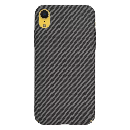  Techsuit - Carbonite FiberShell - iPhone XR - Fekete tok-5949419214477 3 kép