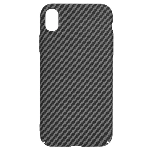  Techsuit - Carbonite FiberShell - iPhone XR - Fekete tok-5949419214477 4 kép