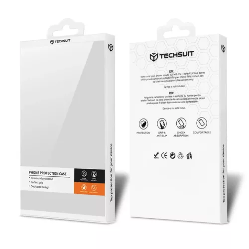  Techsuit - Carbonite FiberShell - iPhone XR - Fekete tok-5949419214477 5 kép