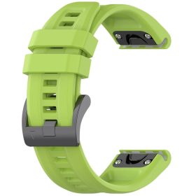    Techsuit - QuickFit 26mm óraszíj (W060) - Garmin Fenix 3/3 HR/5X/5X Plus/6X/6X Pro/7X/7X Pro Solar - Világoszöld