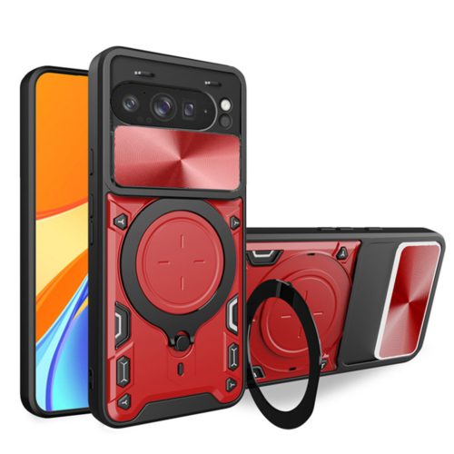  Techsuit - CamGuard Pro - Google Pixel 9 Pro XL - Piros tok-5949419223387 1 kép
