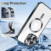 Techsuit - Luxus Kristály MagSafe - iPhone 16 Pro Max - Piros tok-5949419221987 3 kép
