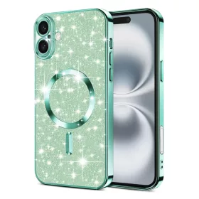  Techsuit - Luxus Glitter MagSafe - iPhone 16 Plus - Világoszöld tok-5949419221727 1 kép