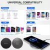 Vezeték nélküli töltő - Techsuit Premium (CHWR031) - RGB színek,-5949419224384 5 kép