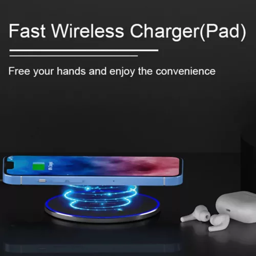 Vezeték nélküli töltő - Techsuit Premium (CHWR031) - RGB színek,-5949419224384 7 kép