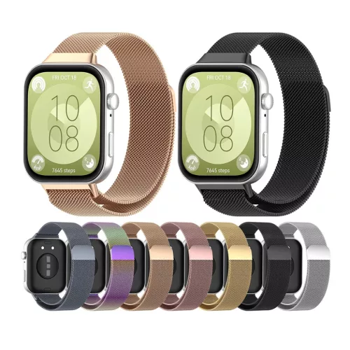 Huawei Watch Fit 3 - Techsuit óraszíj (W009) - Fekete-5949419225398 5 kép