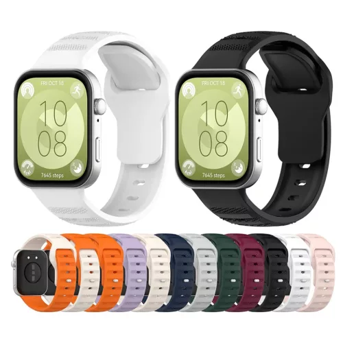 Óraszíj - Techsuit (W050) - Huawei Watch Fit 3 - Bézs-5949419225329 3 kép