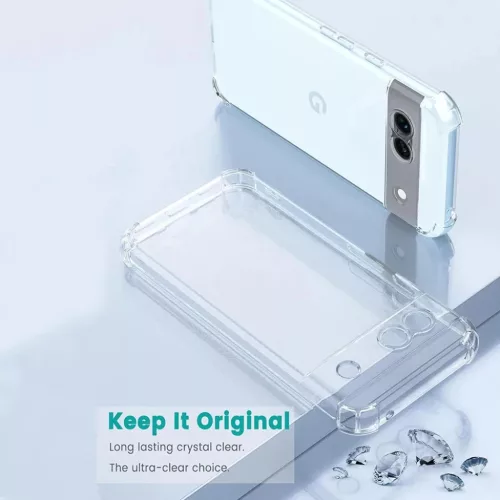  Techsuit - Ütésálló Átlátszó Szilikon Tok - Google Pixel 9 - �-5949419226012 3 kép