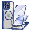  Techsuit - ColorVerse 360 MagSafe sorozat + Képernyővédő - iPhone 14 Pro - Kék tok