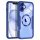  Techsuit - ColorVerse 360 MagSafe Sorozat + Képernyővédő - iPhone 16 - Kék tok
