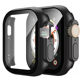   Apple Watch Ultra 1/2/3/4  Techsuit - Defense360 Pro + Fólia - Fekete tok