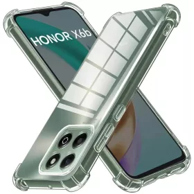    Techsuit - Ütésálló Átlátszó Szilikon - Honor X6b - Átlátszó tok