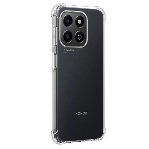  Techsuit - Ütésálló Átlátszó Szilikon - Honor X6b - Átlátsz�-5949419232495 2 kép