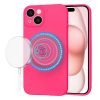  Techsuit - SoftFlex MagSafe - iPhone 15 - Rózsaszín tok