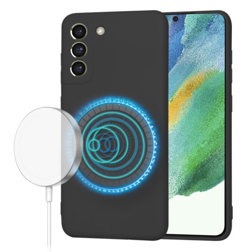  Techsuit - SoftFlex MagSafe - Samsung Galaxy S21 FE 5G - Fekete tok-5949419233638 7 kép