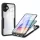  Samsung Galaxy A06 Fekete Techsuit - ColorVerse 360 Sorozat + Képernyővédő tok