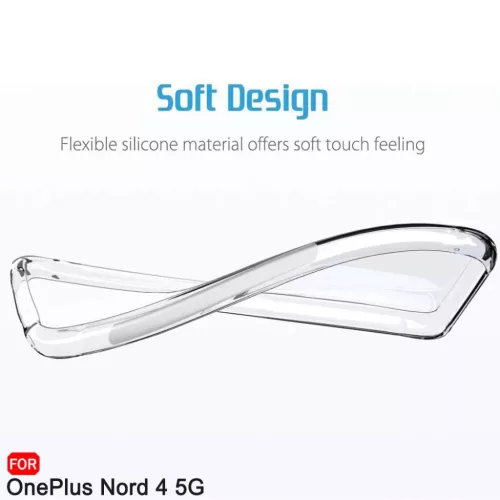  Techsuit - Ütésálló Átlátszó Szilikon - OnePlus Nord 4 - Átl�-5949419236608 3 kép