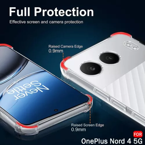  Techsuit - Ütésálló Átlátszó Szilikon - OnePlus Nord 4 - Átl�-5949419236608 5 kép