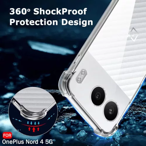  Techsuit - Ütésálló Átlátszó Szilikon - OnePlus Nord 4 - Átl�-5949419236608 6 kép