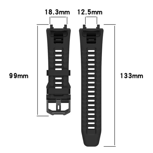 Amazfit T-Rex 2 / 2 óraszíj - Techsuit (W067) - Óceánkék / Tenger-5949419244153 5 kép