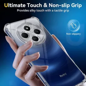 Techsuit - Ütésálló Átlátszó Szilikon - Xiaomi Redmi 14C / Poco-5949419245099 2 kép