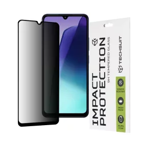   Techsuit - 111D Privacy Teljes Ragasztás - Xiaomi Redmi 14C / Poco C75 - Fekete