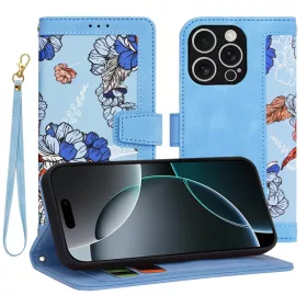  Techsuit - FlipCraft - iPhone 16 Pro - Élénk Kék tok