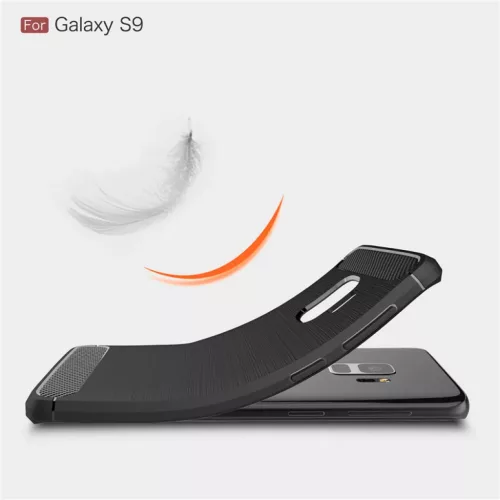  Techsuit - Szénszilikon - Samsung Galaxy S9 - Fekete tok-5949419062436 2 kép
