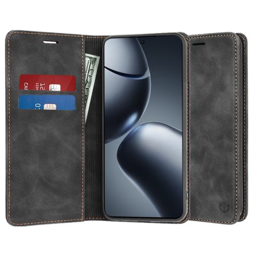  Techsuit - Kényelmes Tok - Xiaomi 14T Pro - Fekete tok-5949419249325 2 kép