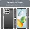  Techsuit - Szénszálas Szilikon - Xiaomi 14T - Fekete tok-5949419249172 1 kép