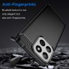  Techsuit - Szénszálas Szilikon - Xiaomi 14T - Fekete tok-5949419249172 2 kép