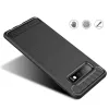  Techsuit - Szénszilikon - Samsung Galaxy S10 - Fekete tok-5949419062375 5 kép