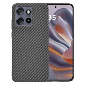    Techsuit - Karbonit Szálhéj - Motorola Edge 50 Neo / Motorola ThinkPhone 25 - Fekete tok