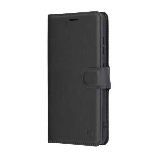  Techsuit - Bőr Tok - Samsung Galaxy S25 - Fekete tok-5949419255555 4 kép