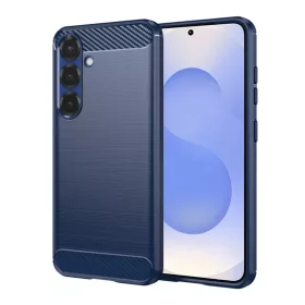  Samsung Galaxy S25 Kék Techsuit Szénszálas szilikon tok