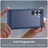 Techsuit - Szénszálas szilikon - Samsung Galaxy S25 - Kék tok-5949419255364 5 kép