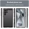 Techsuit - Szénszálas Szilikon - Samsung Galaxy S25 Ultra - Fekete t-5949419255333 2 kép