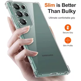 Techsuit - Ütésálló Átlátszó Szilikon - Samsung Galaxy S25 Ultr-5949419255234 2 kép