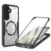  Samsung Galaxy S25 Plus Fekete Techsuit ColorVerse 360 MagSafe sorozat + képernyővédő tok